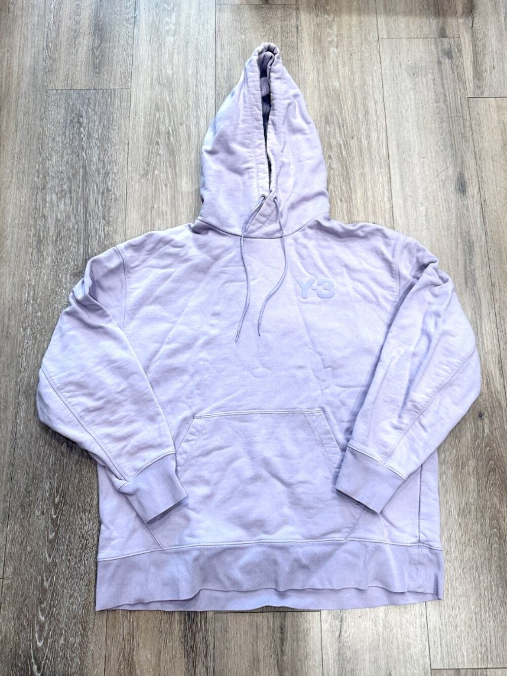 Authentic Adidas Y-3 Classic Chest Logo Hoodie - size Large